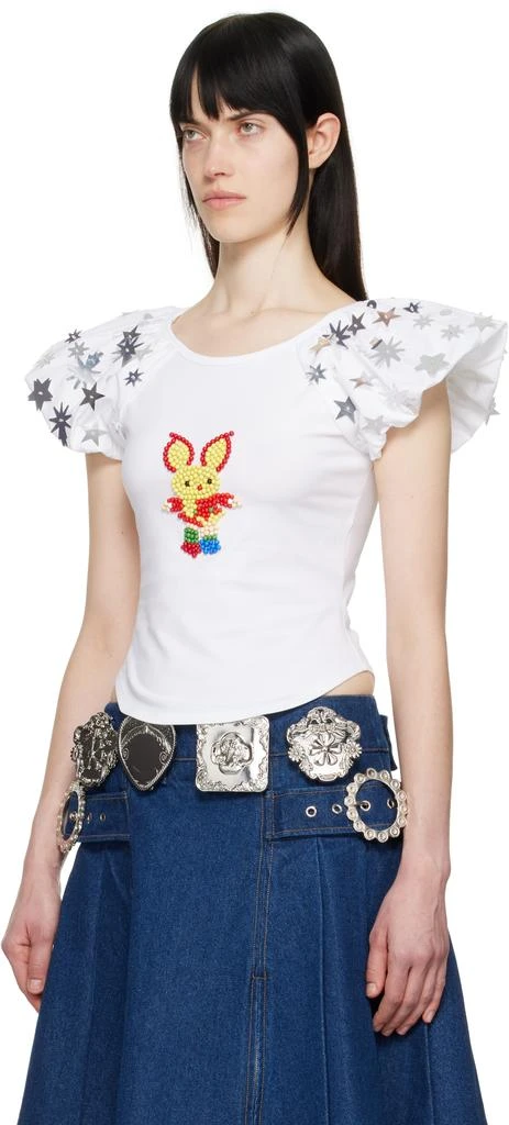 CHOPOVA LOWENA White Angelica T-shirt 4