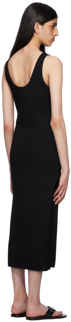 FRAME Black Crochet Midi Dress 3
