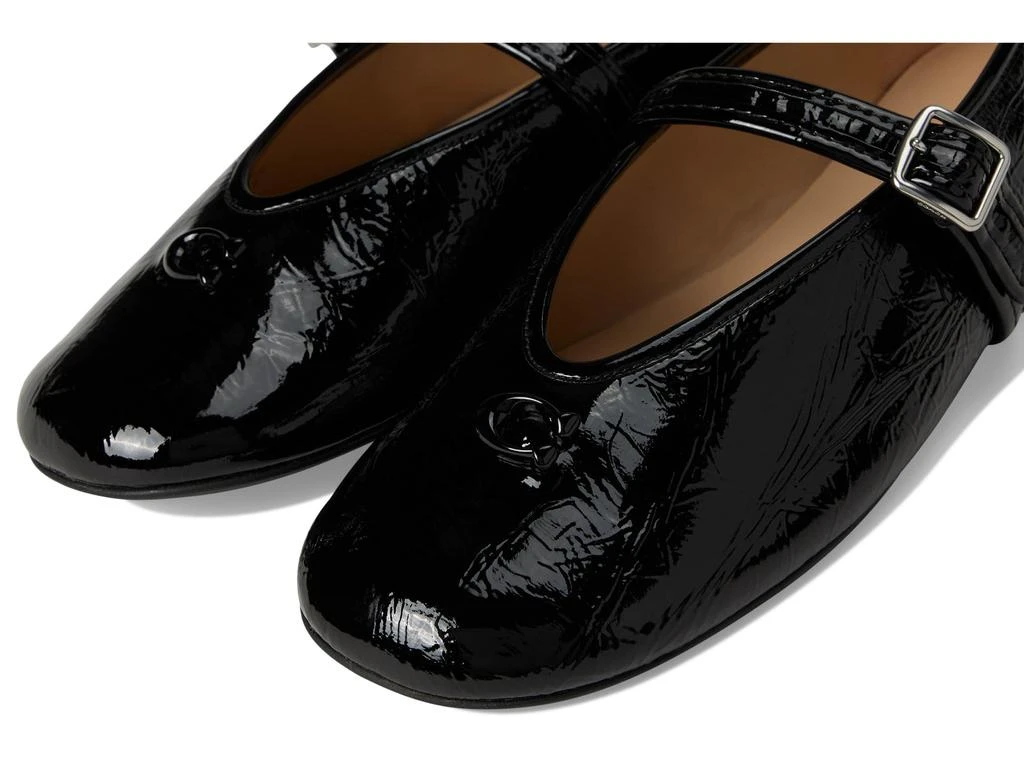 Coach Sculpted C Crinkle Patent Leather Soft Mary Jane 6