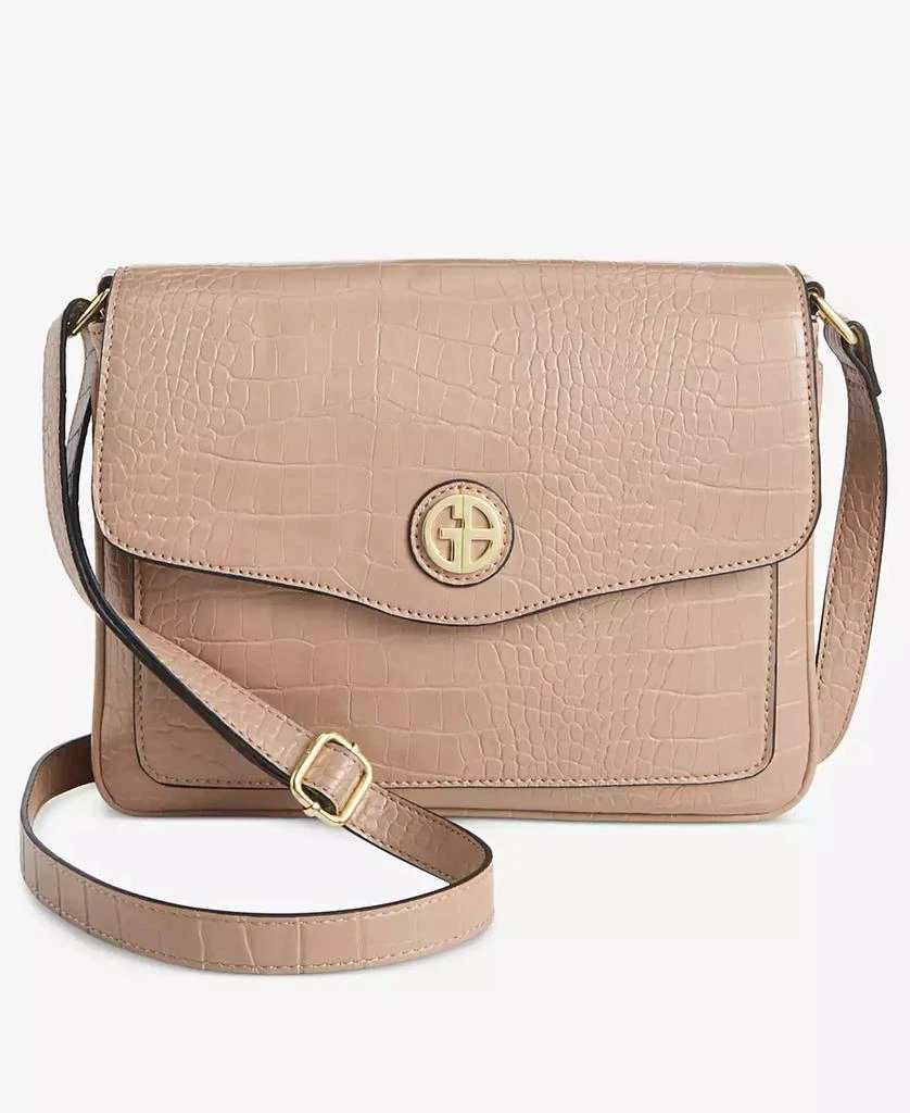Giani Bernini Croc Flap Small Crossbody, Exclusively at Macy's 1