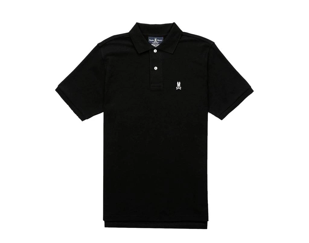 Psycho Bunny Classic Polo Black Men's Shirt B6K001ARPC-BLK 1