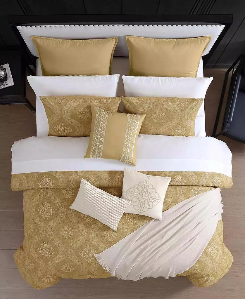 Macy
s Azen Damask 14-Pc. Comforter Set 4