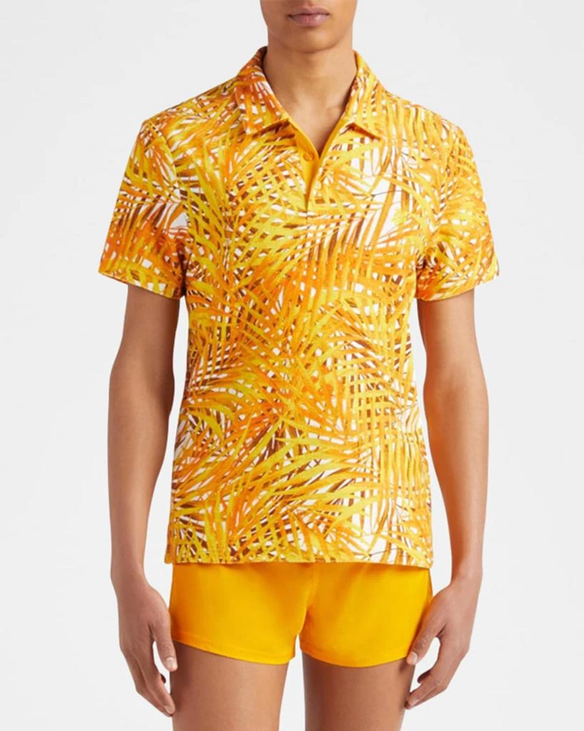 Vilebrequin Men's Palm Leaves Camp Shirt 4