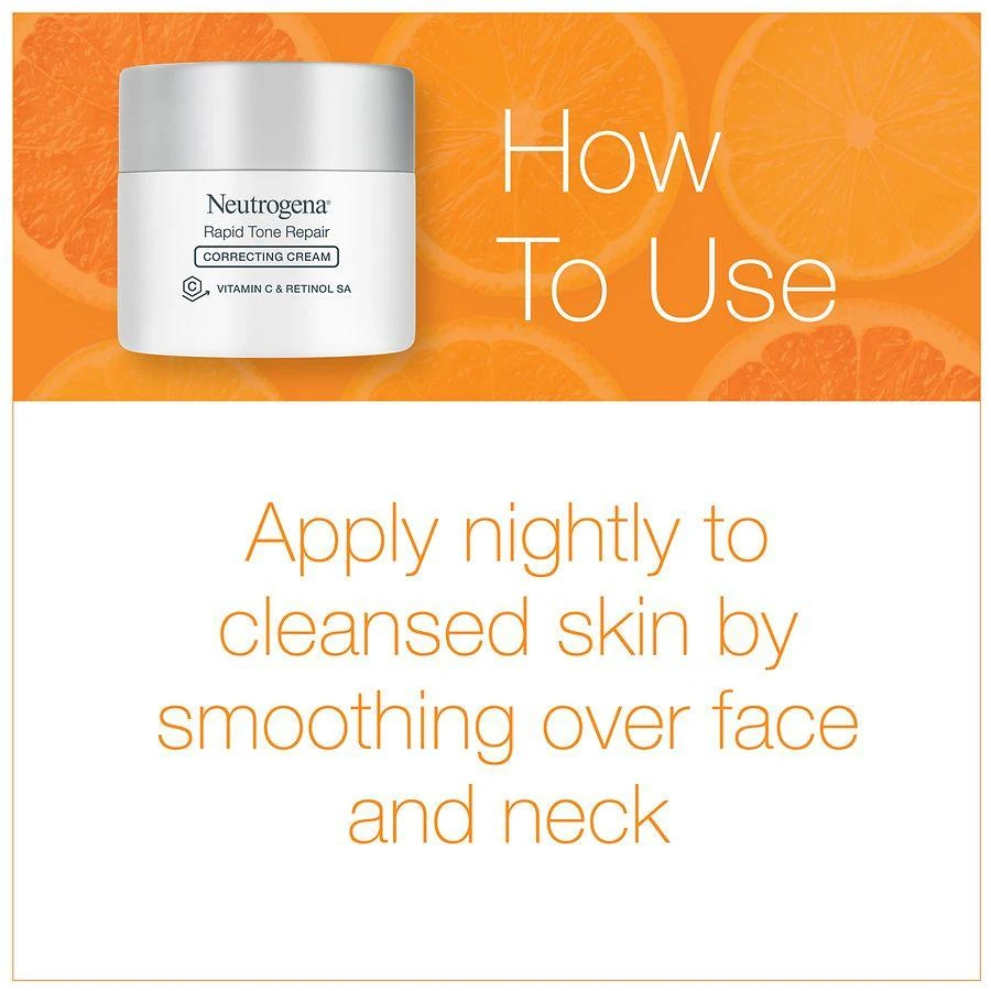 Neutrogena Rapid Tone Repair Retinol + Vitamin C Correcting Cream 4