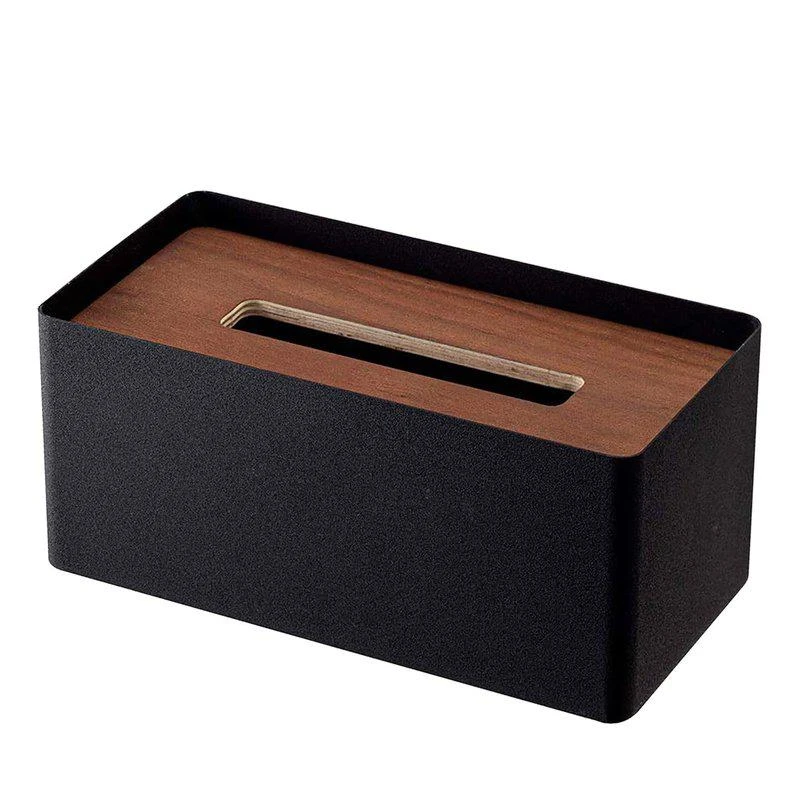 Yamazaki Home Tissue Box Cover Rectangle Steel 1