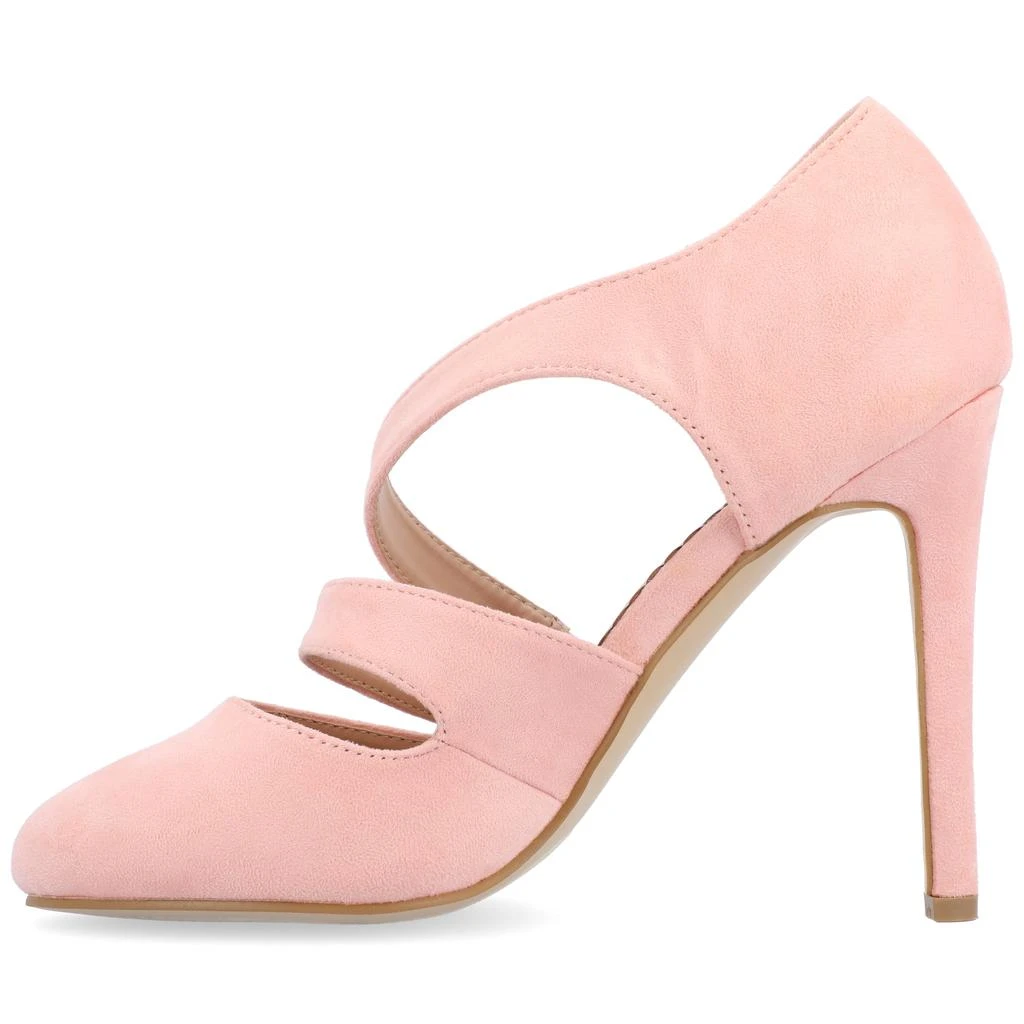 JOURNEE Collection Womens Zeera Round Toe High Stiletto Pumps 2