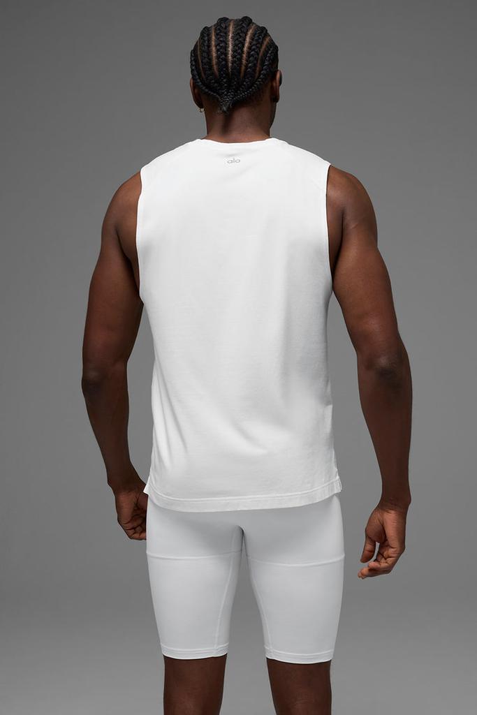 Alo ALO Vapor Muscle Tank - Navy