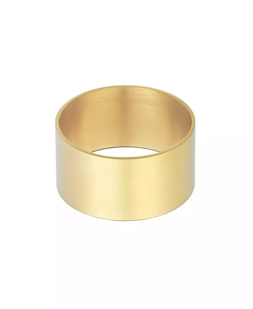 ADORNIA Tarnish Resistant Gold Tall Band Ring