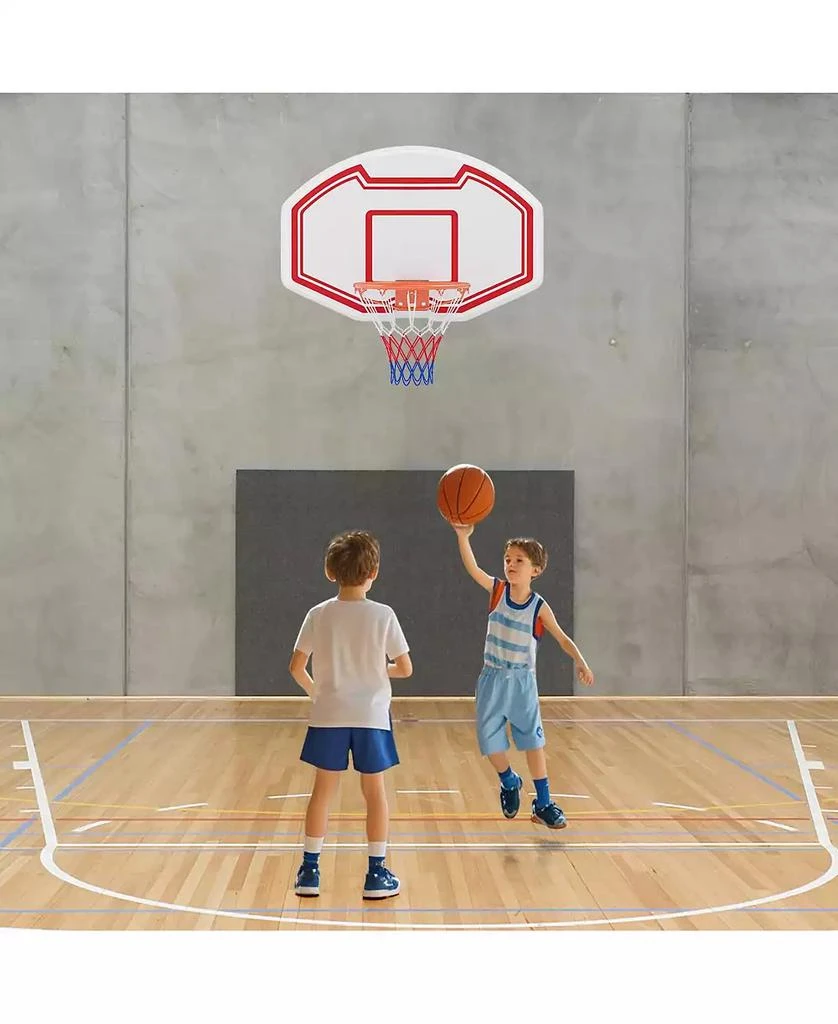 Mecale Large Wall Mounted Basketball Hoop with Shatter-proof Backboard 9