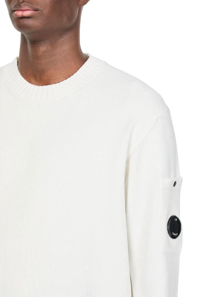 CP Company Lens round-neck cotton chenille sweater 4