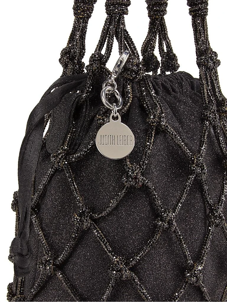 Judith Leiber Net Crystal-Embellished Pouch 5