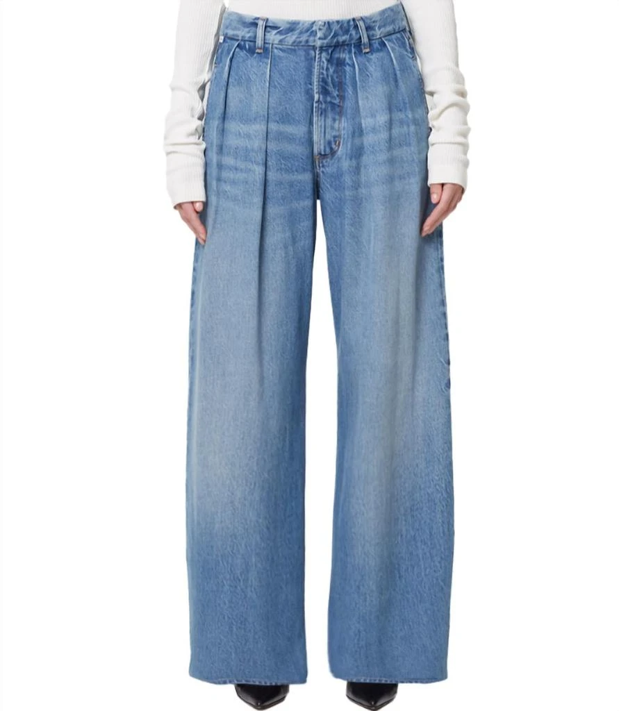 Citizens of Humanity Petra Pleated Trouser Pants In Nensi 1
