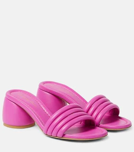 Gianvito Rossi Malou leather mules 1