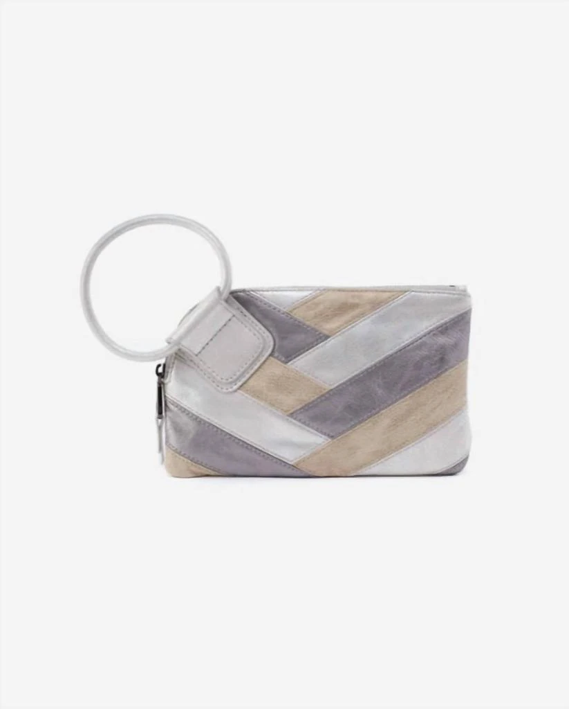Hobo Sable Hobo Wristlet In Silver 1