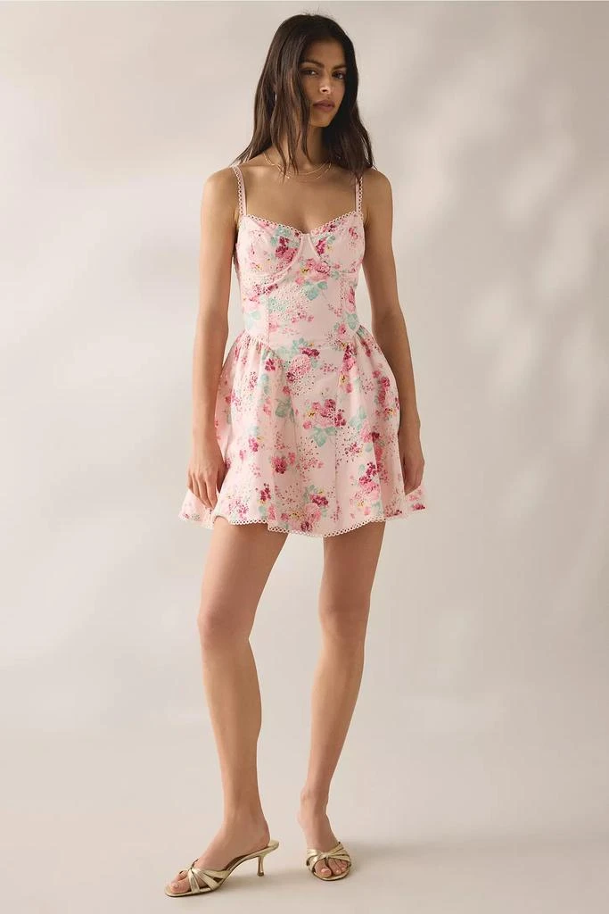 urban outfitters corset mini dress Harper Corset Mini Dress - White