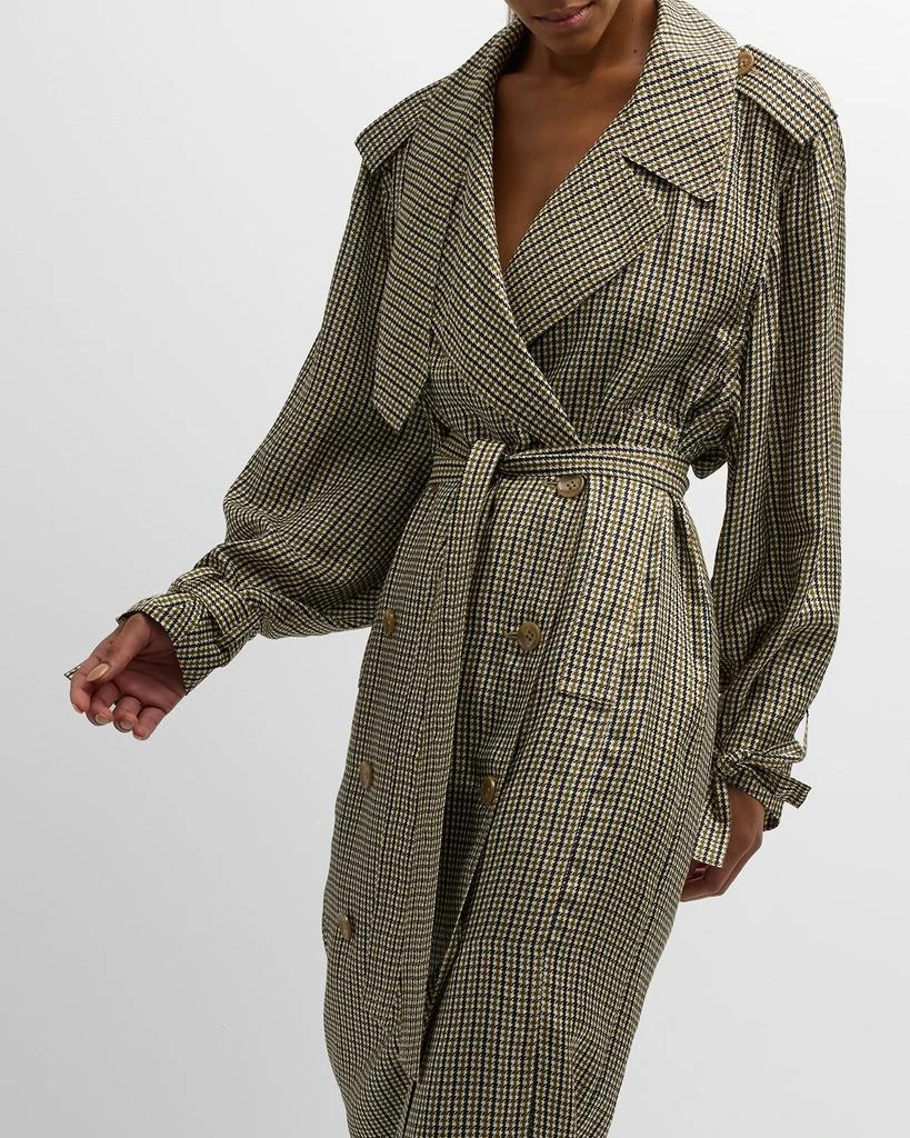 Dorothee Schumacher Checked Coolness Houndstooth Coat Dress 7