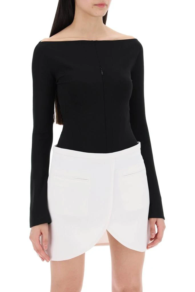 courreges invisible front zip bodycon dress 2