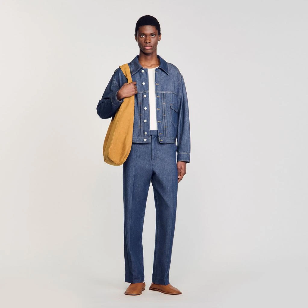 Sandro Chambray jacket 1