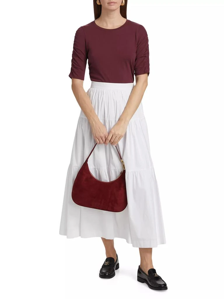 Rag & Bone Juliet Shirred Short-Sleeve T-Shirt 2