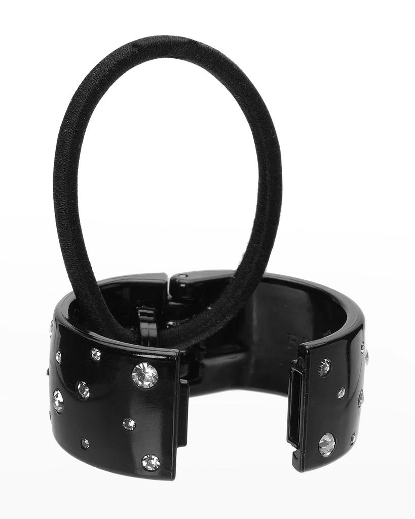 L. Erickson Scattered Crystal Ponytail Holder 2