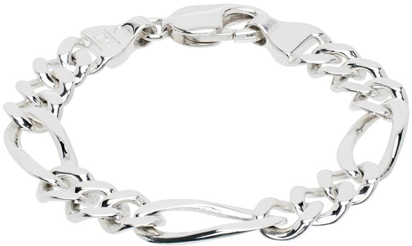 Pearls Before Swine Silver Flat Nerve Bracelet