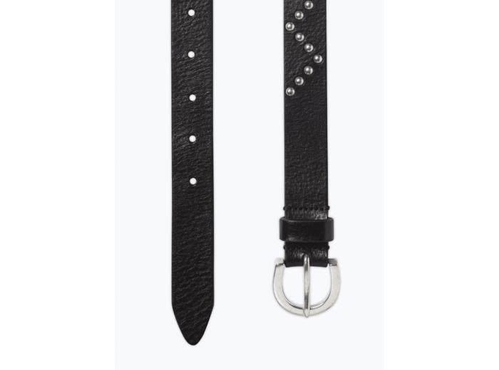 Fursac Ceinture à clous en cuir de vachette