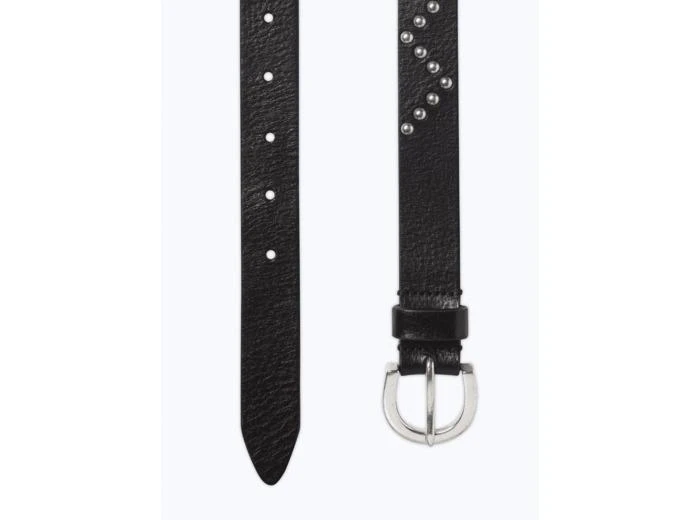 Fursac Ceinture à clous en cuir de vachette 1