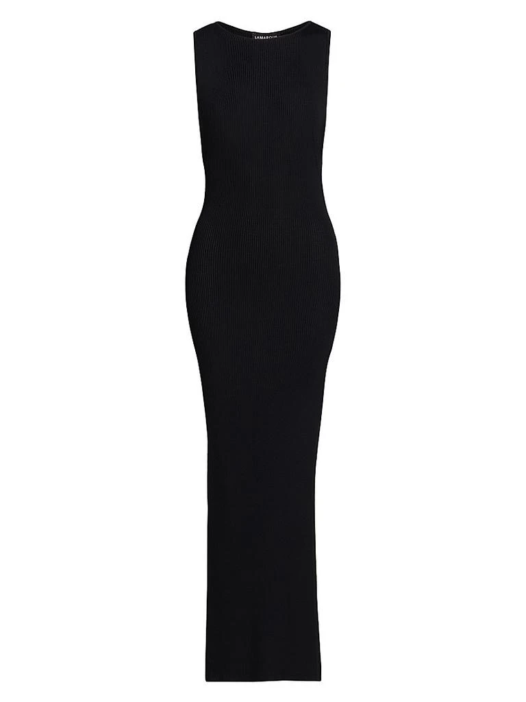 LaMarque Giovanna Rib-Knit Slit Maxi Dress 1