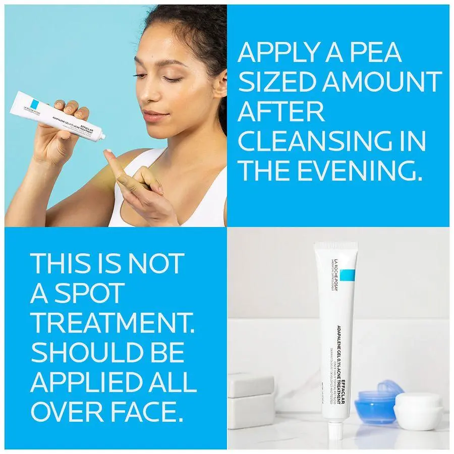 La Roche Posay Adapalene Gel 0.1% Retinoid Acne Treatment 8