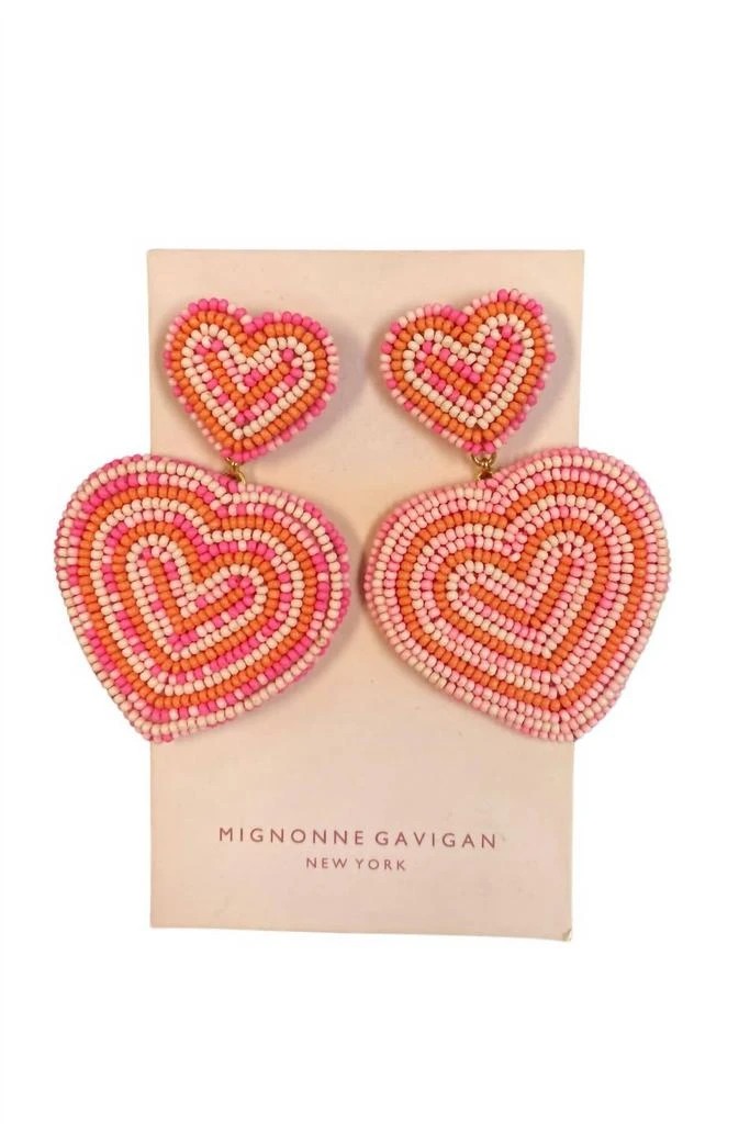 Mignonne Gavigan Mignonne Gavigan - Women's Vivi Heart Drop Earrings 1