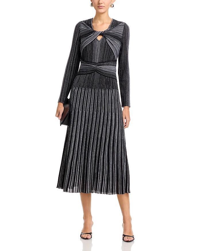 Misook Twist Front Knit Dress