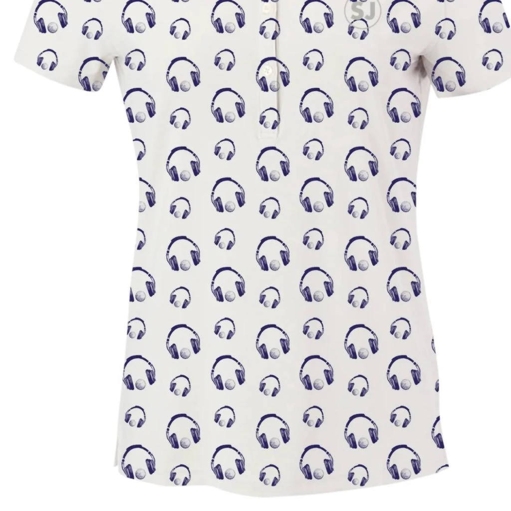SwingJuice Women's Golf & Hip Hop Polo In Cloud 3