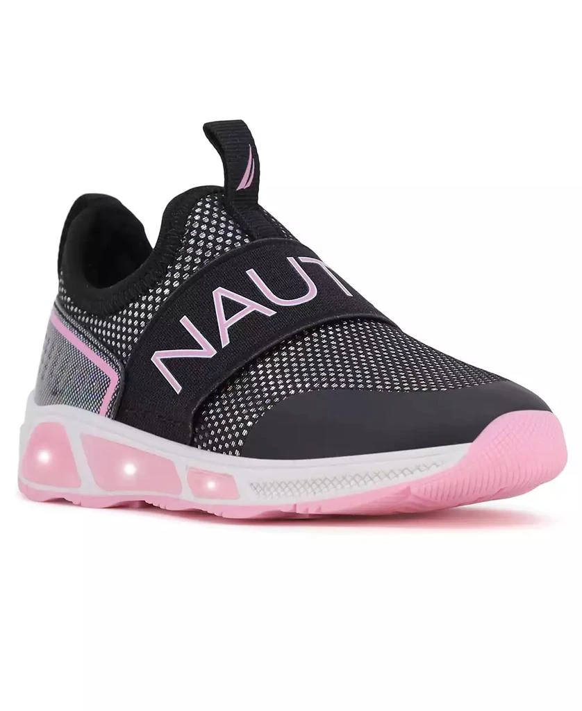 Nautica Toddler Girls Alois Beacon Light Up Slip On Sneakers 1