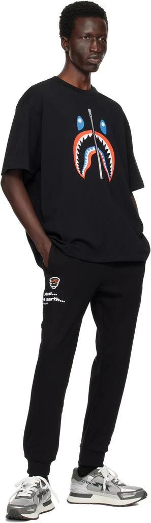 AAPE by A Bathing Ape Black AAPE Main Sweatpants 4