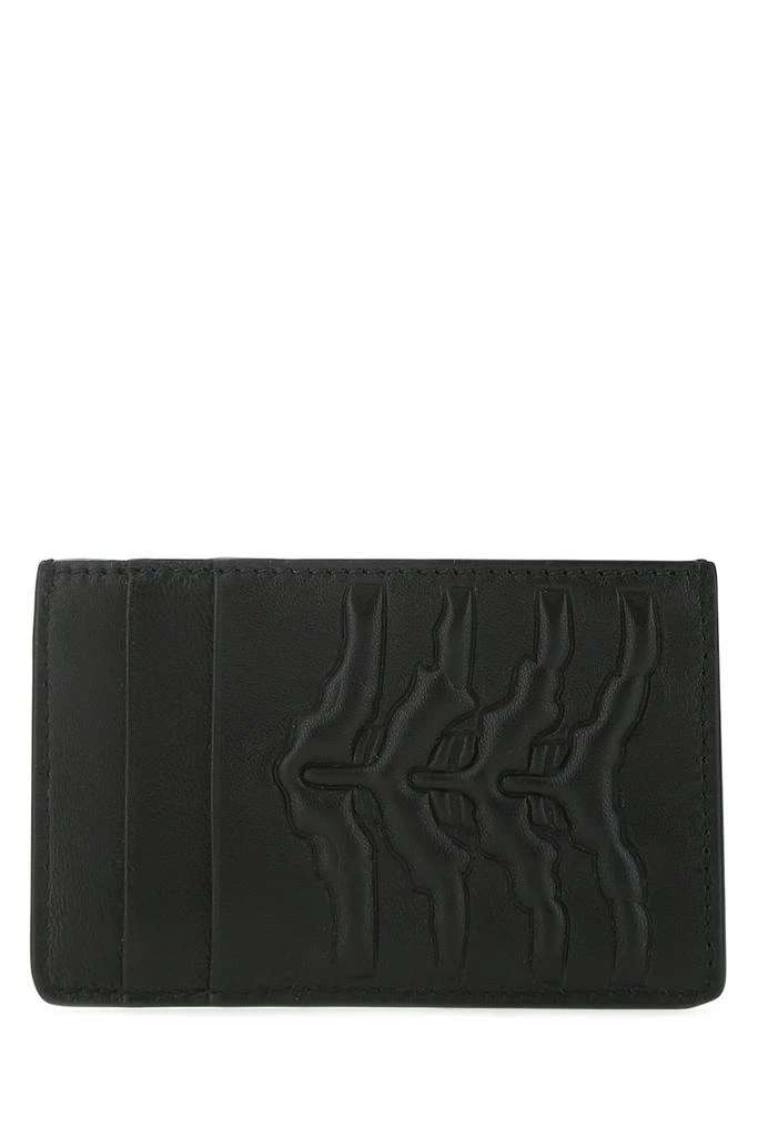 Alexander McQueen Alexander McQueen Embossed Rib Cage Cardholder 1