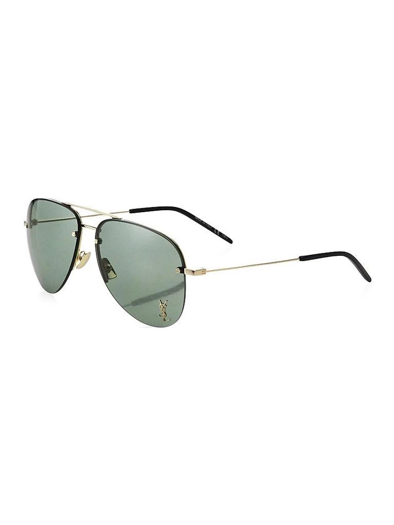 Yves Saint Laurent Monogram 59MM Aviator Sunglasses 2