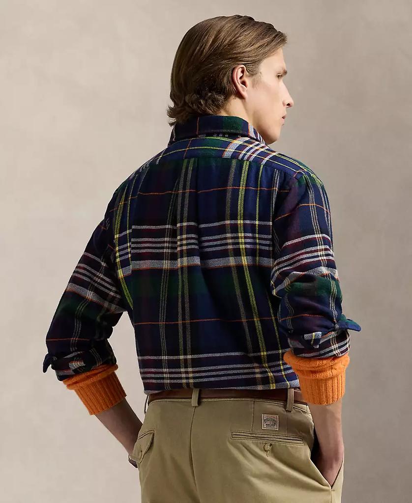 Ralph Lauren Men's Classic Plaid Brushed Flannel Workshirt