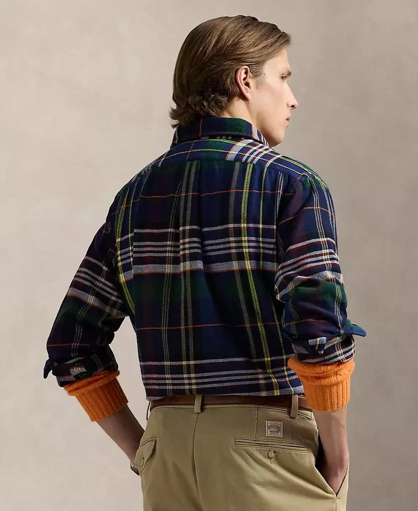 Ralph Lauren Men's Classic Plaid Brushed Flannel Workshirt 2