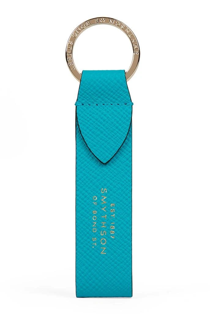 SMYTHSON Keyring with Leather Strap in Panama 1