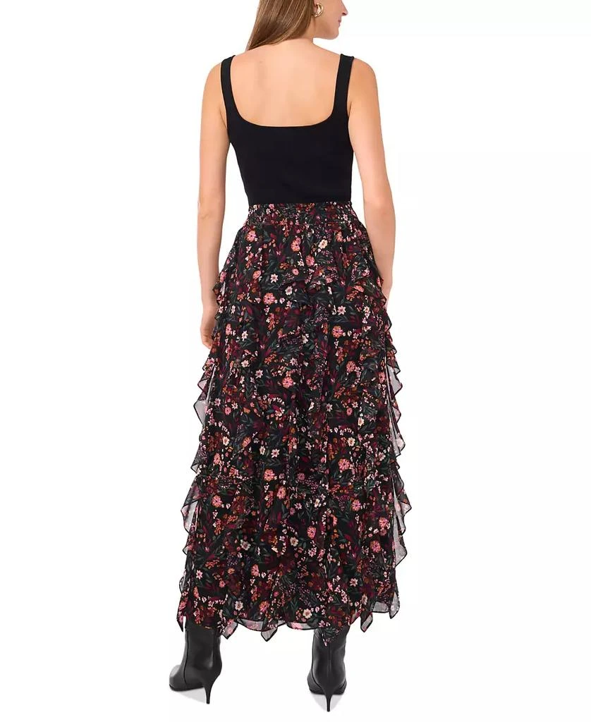 1. State Women's Ruffled Floral-Print Maxi Skirt 4