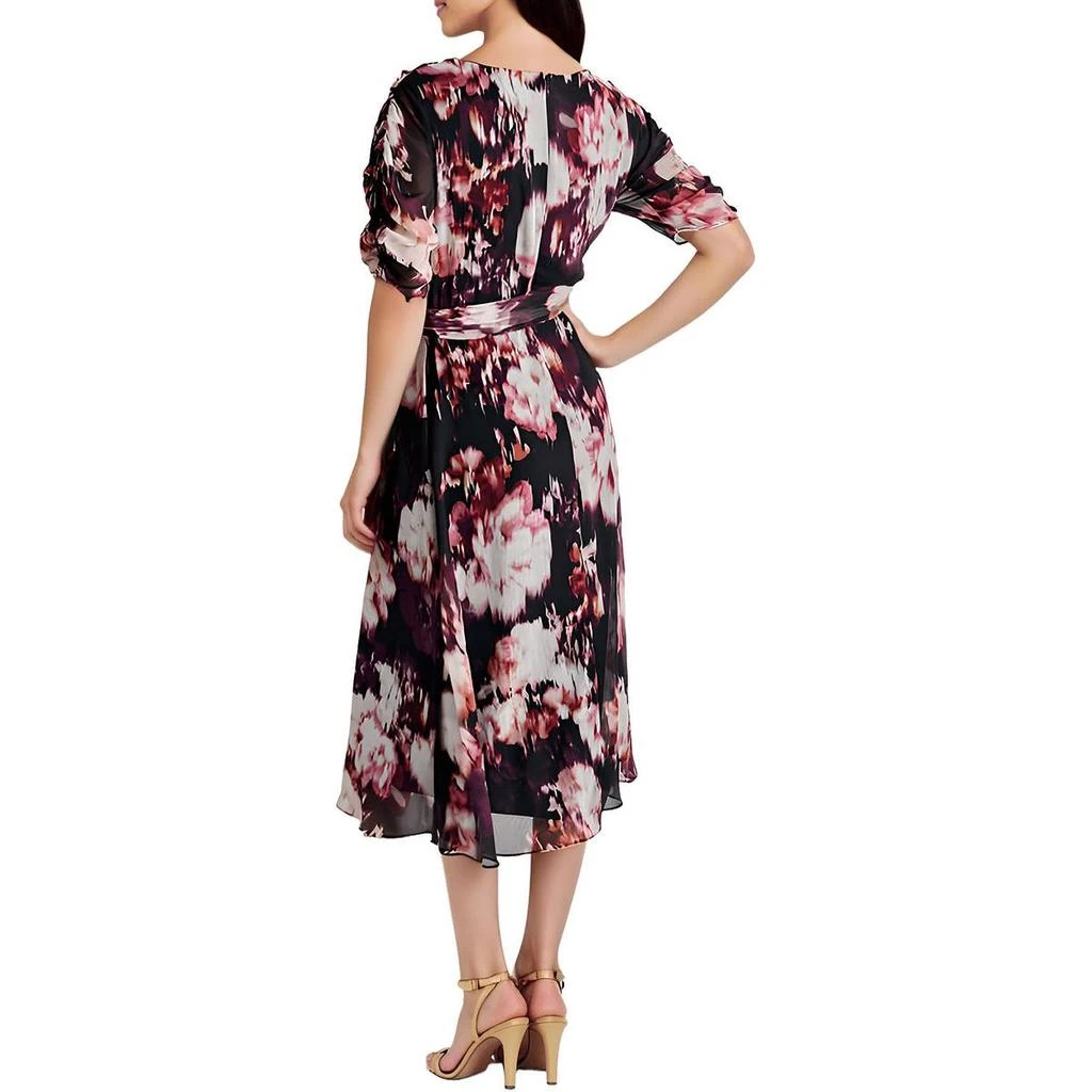 chinese dress ladies Logo Jacquard Ballet Sleeve Mock Neck Short Dress | Bodycon main image 0
