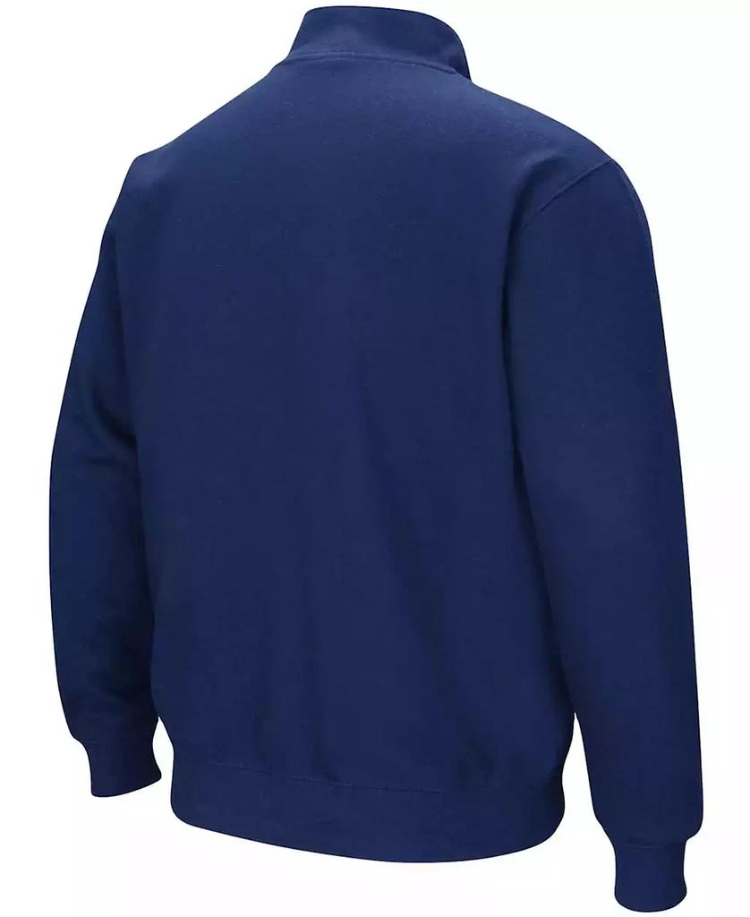 Colosseum Men's Navy Marquette Golden Eagles Tortugas Logo Quarter-Zip Jacket 3