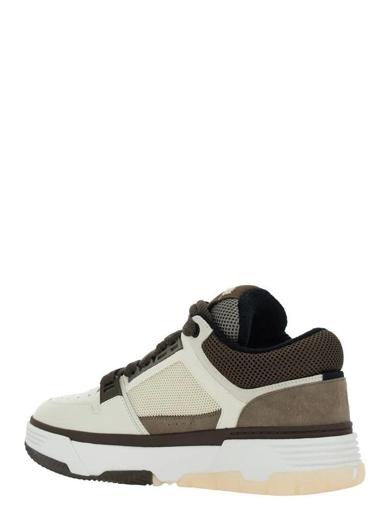 AMIRI Brown Low Top Sneakers With Logo Detail On The Side And Mesh Panels In Suede Man 3