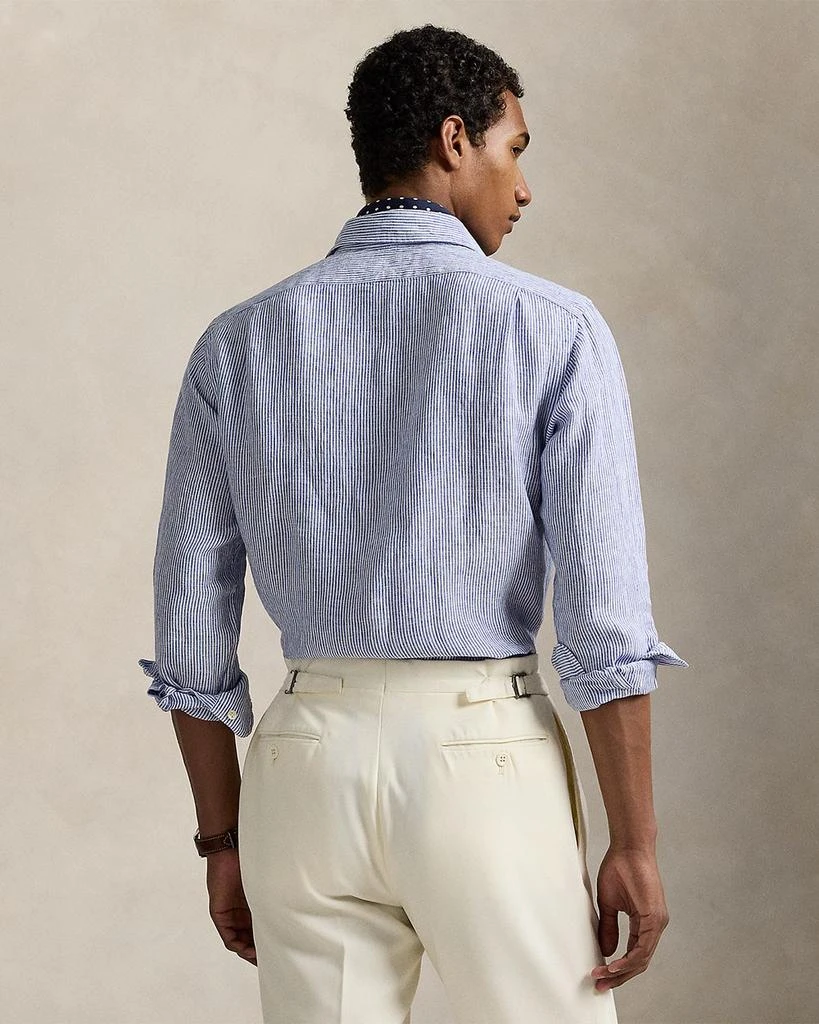 Ralph Lauren Classic Fit Striped Linen Shirt 3