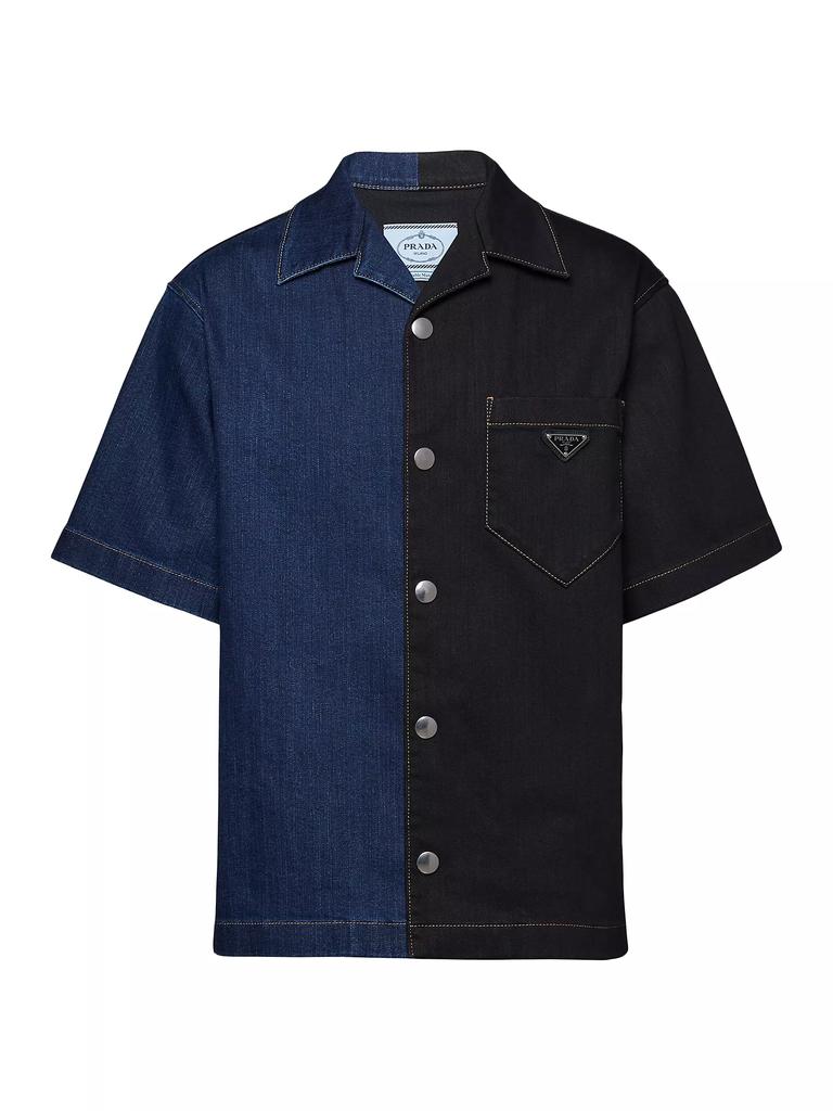 韓国発!【BLACKUP】a cut-out denim shirt ae66c0a34a194d8222dc1284621b08