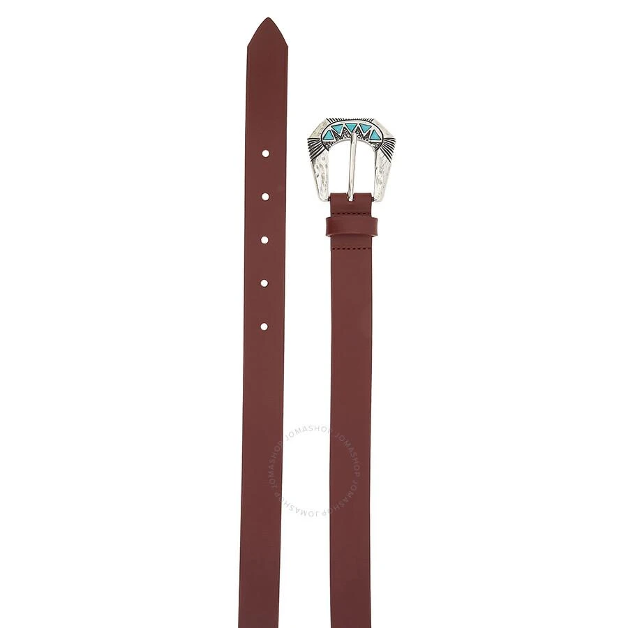 MAISON BOINET Fancy Buckle Smooth Leather Belt 3