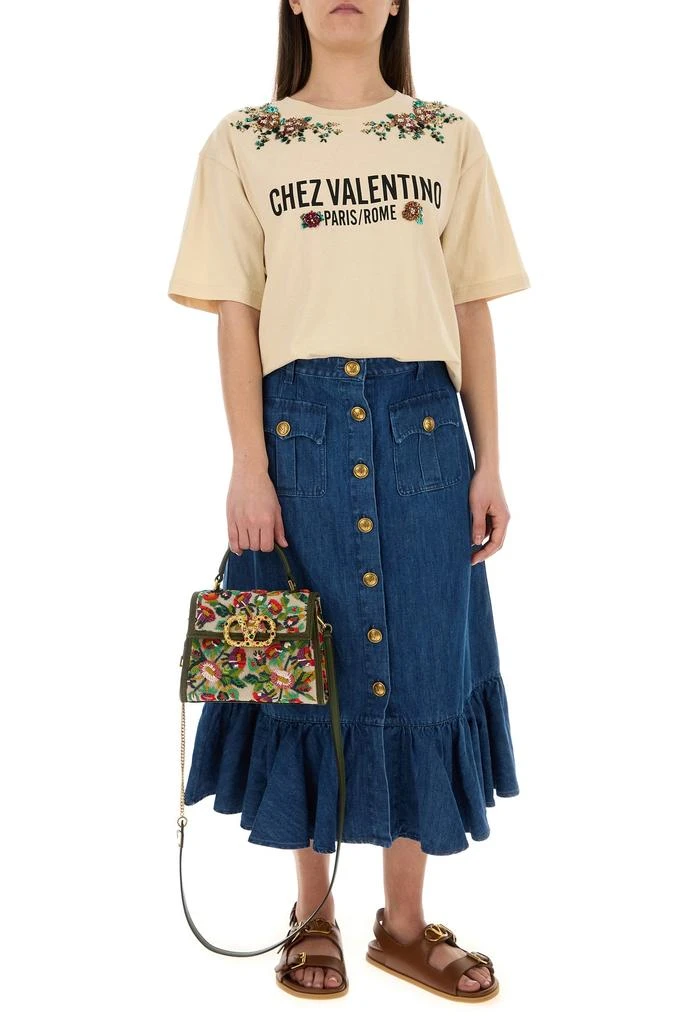 Valentino Cream cotton t-shirt 6