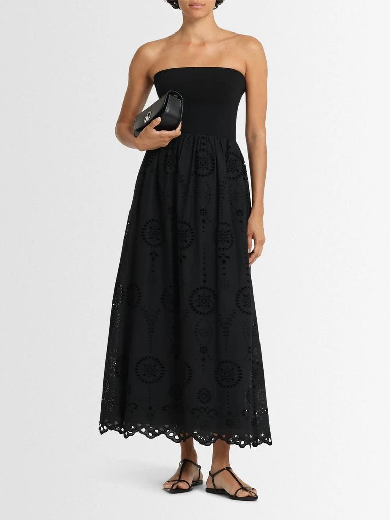 Matteau Embroidered Strapless Long Dress 1