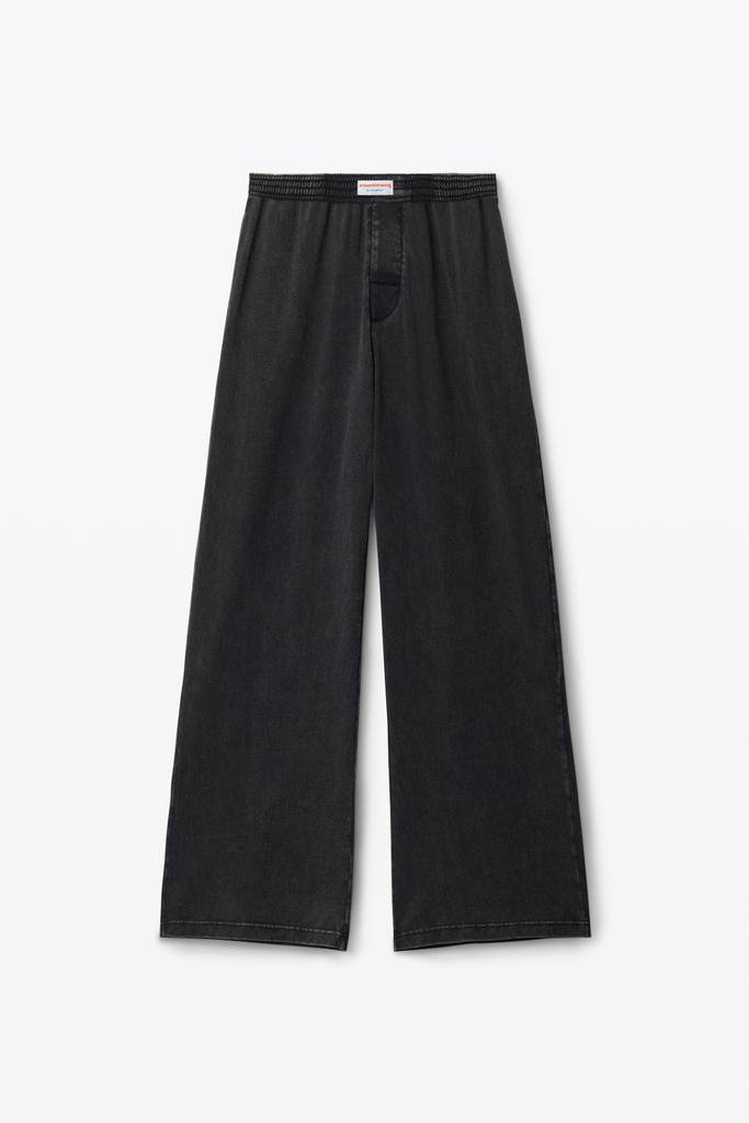 Alexander Wang wide-leg pant in cotton jersey