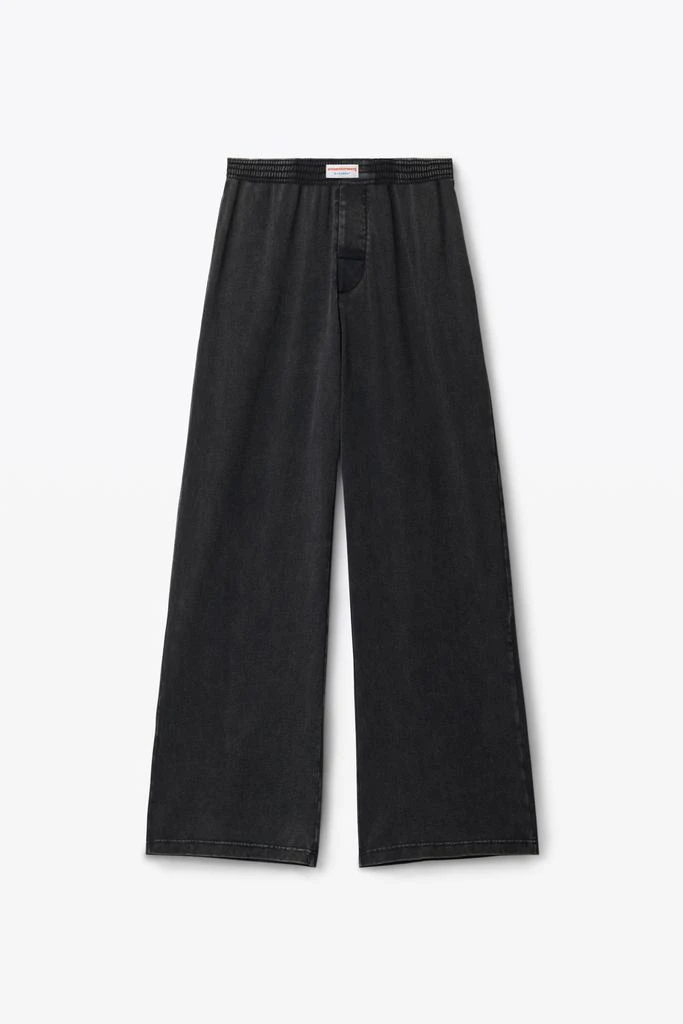 Alexander Wang wide-leg pant in cotton jersey 2